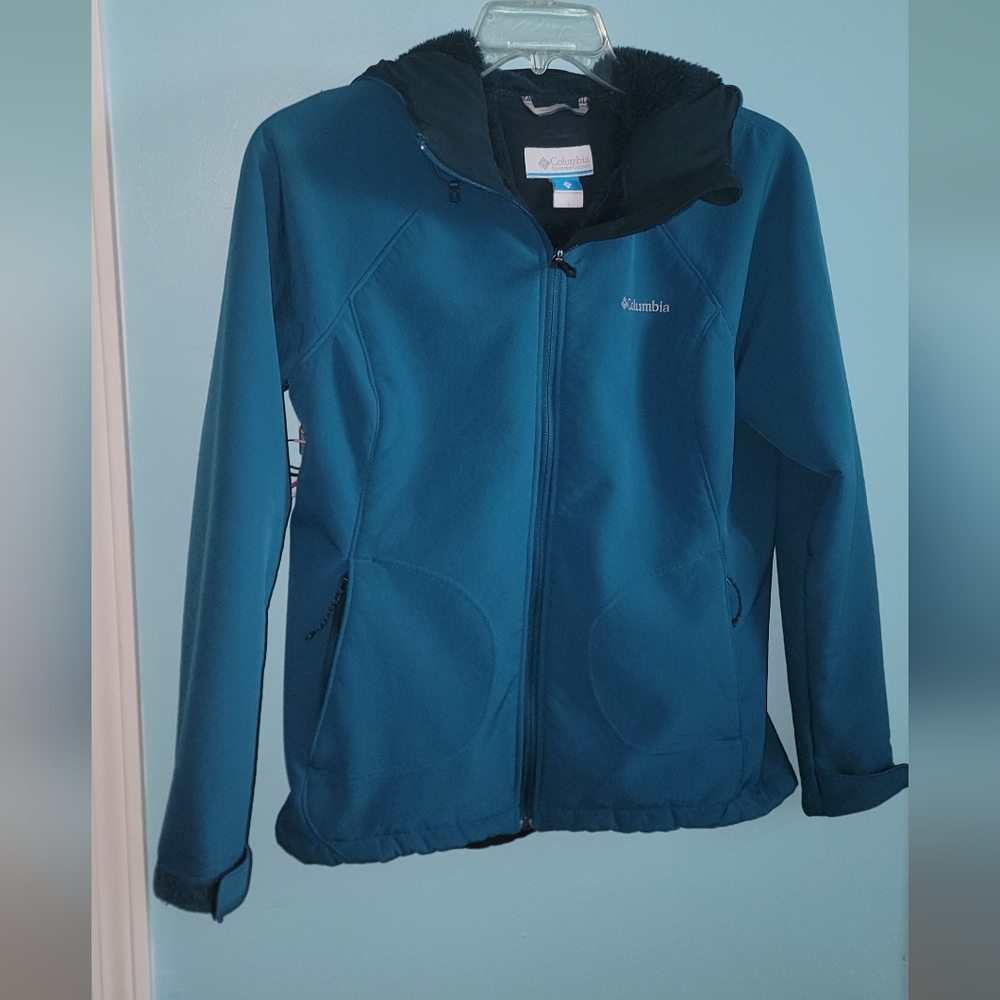 Colombia Hooded Blue Jacket